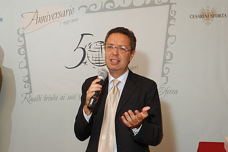 Dr. Giuseppe Tamburi per i 50 anni Rinaldi