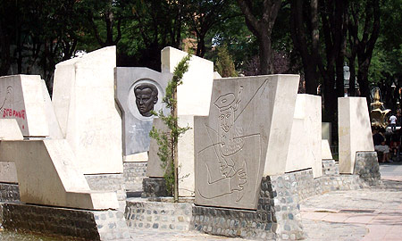 Monumento a Federico Garcia Lorca a Vallecas