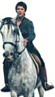 Lucio Battisti a cavallo